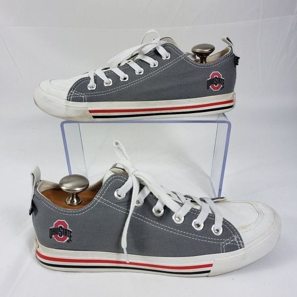 Skicks OSU Buckeyes low top sneakers sz W-9 M-7 - Picture 2 of 8